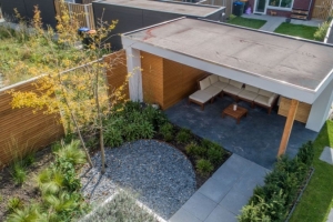 onderhoudsarme tuin ijsselmuiden terrasoverkapping